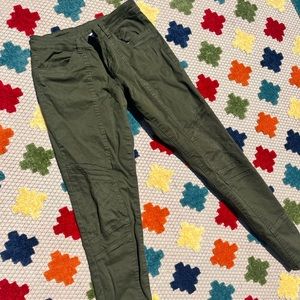 BP MOTO OLIVE SKINNY JEANS